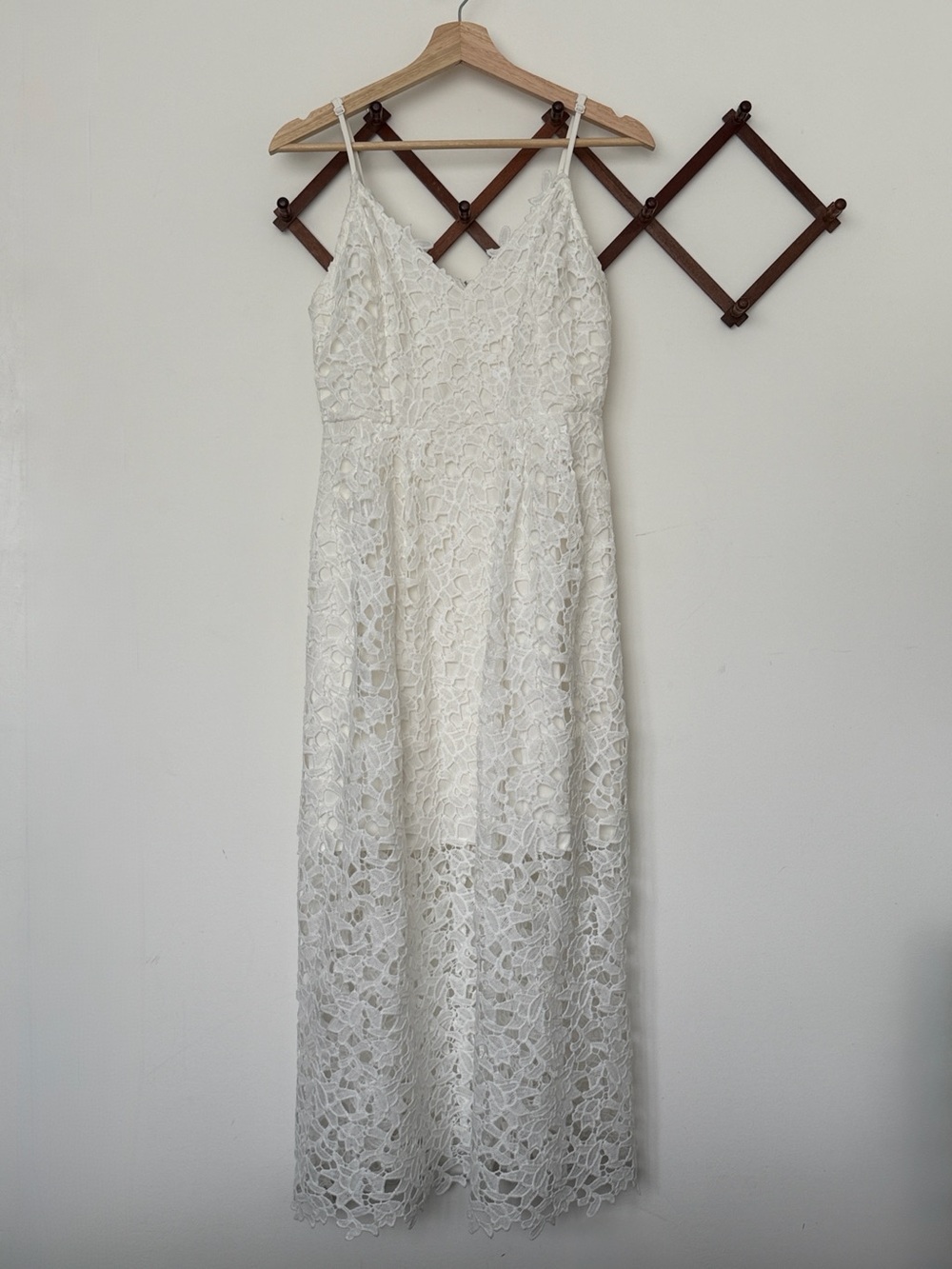 ASTR The Label White Lace Dress - Size L